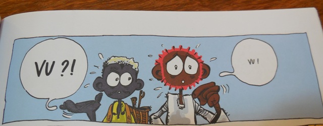 Extrait de "Laff Lafrikain 2", par Moss, Editions L'Harmattan BD, 2016. (Photo : Coumba Sylla)