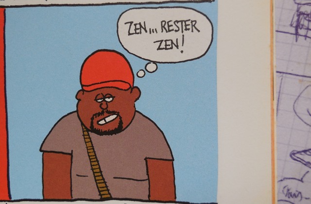 Extrait de "La vie de Pahé - T1 : Bitam", par Pahé, Editions Paquet, 2006. (Photo : Coumba Sylla)