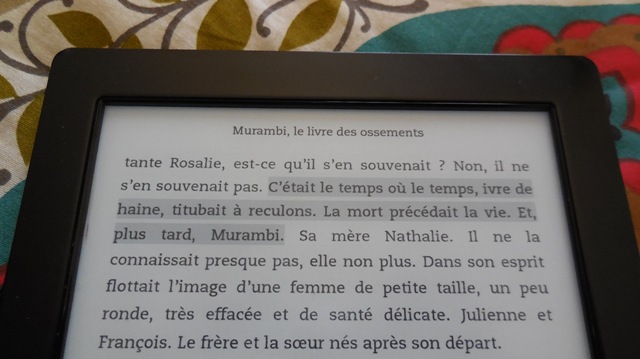 Extrait de "Murambi, le livre des ossements", de Boubacar Boris Diop. (Photo : Coumba Sylla)