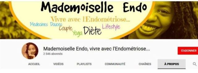 (Capture : chaîne YouTube de Juliette Ba pour sensibiliser sur l'endométriose.)