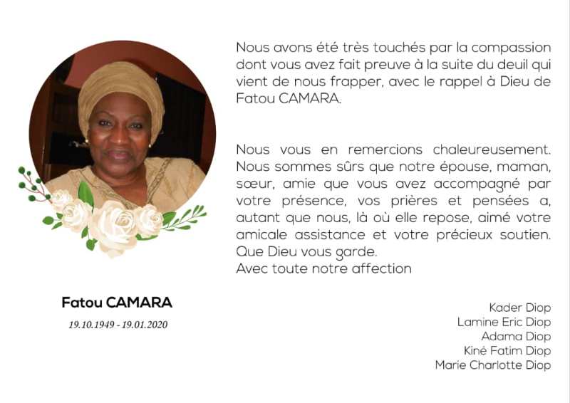 (Photo et texte : Kader Diop et famille)