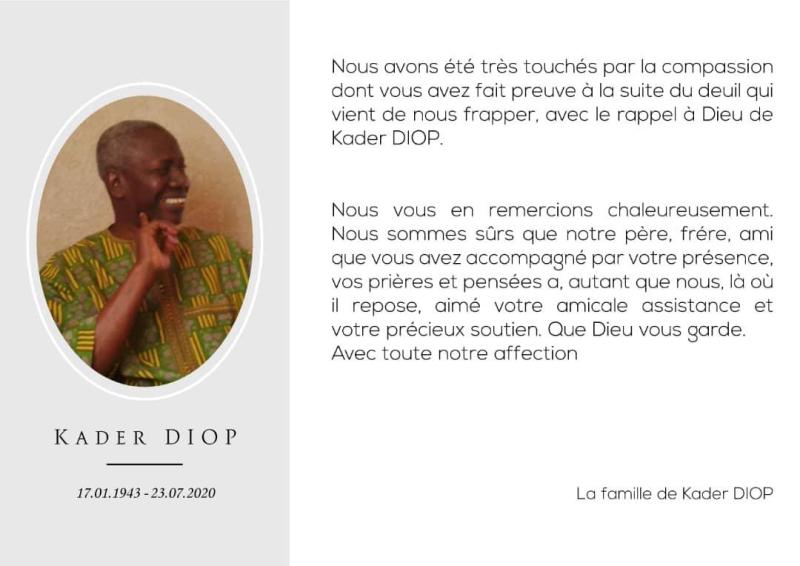 (Photo et texte : famille Diop)